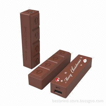 New chocolate power banks with 2600mA